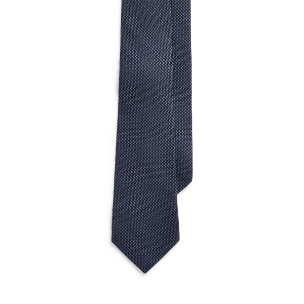 Print Cashmere-Silk Tie Purple Label in 1