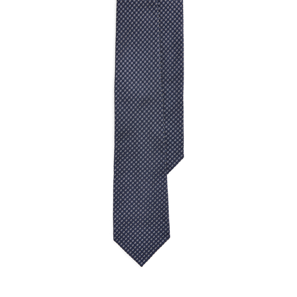 Patterned Silk Tie Purple Label 1