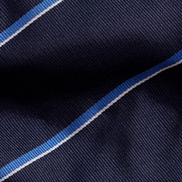 Striped Silk Repp Tie