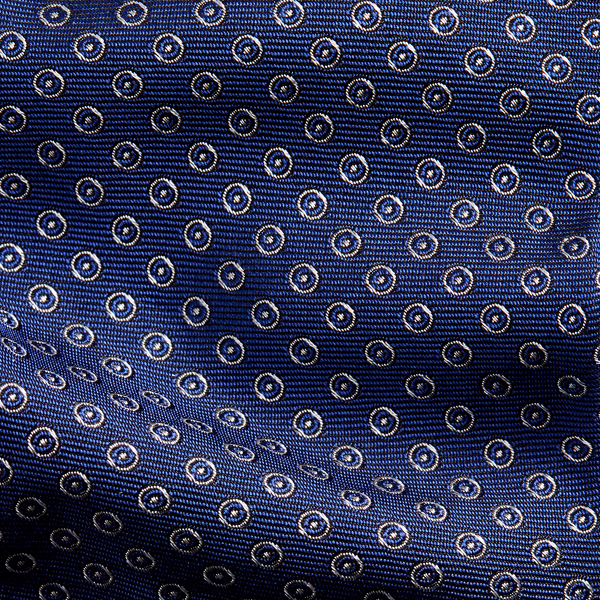 Blue Patterned Silk Tie Purple Label 3