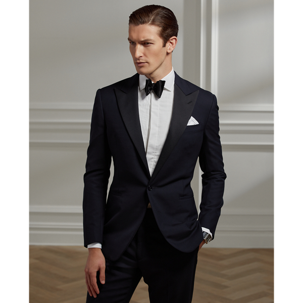 Smoking Gregory revers crantés fait main