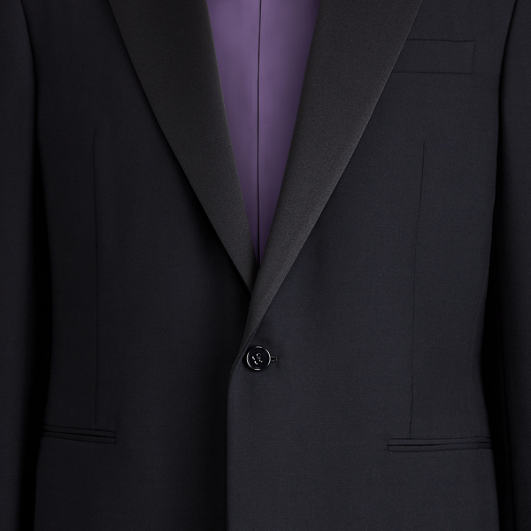 Smoking Gregory revers crantés fait main