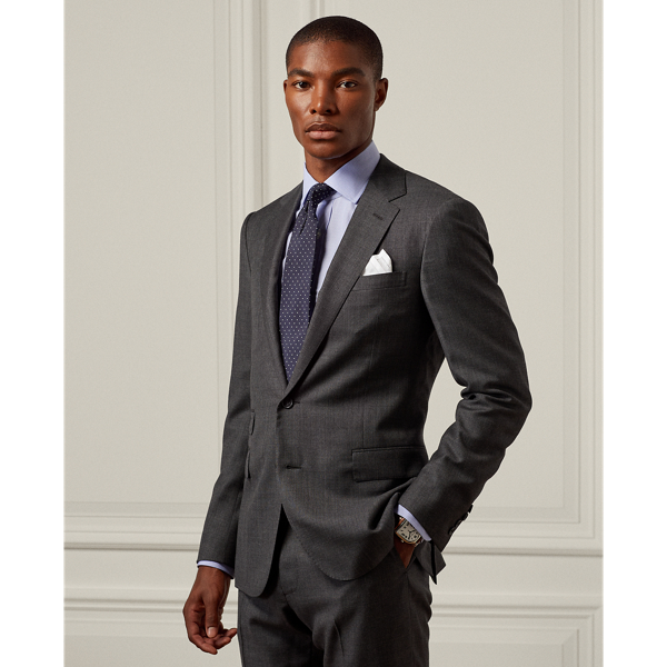 Gregory Handmade Wool Sharkskin Suit