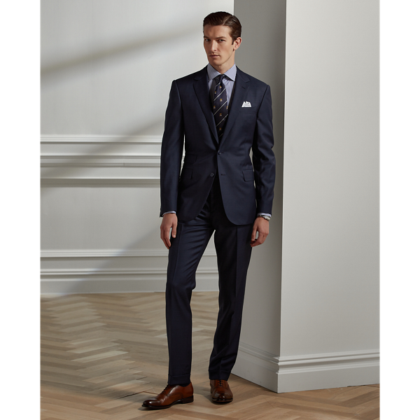 Gregory Hand-Tailored Sharkskin Suit