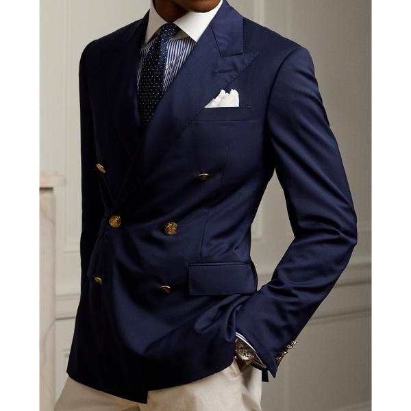 Gregory Hand-Tailored Peak-Lapel Blazer | Ralph Lauren