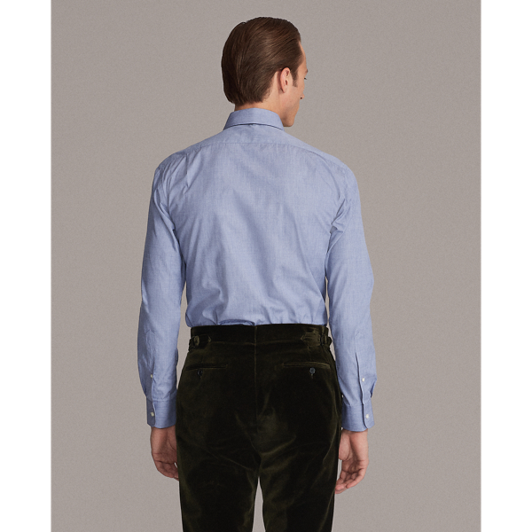 Navy End-on-End Shirt Purple Label 4