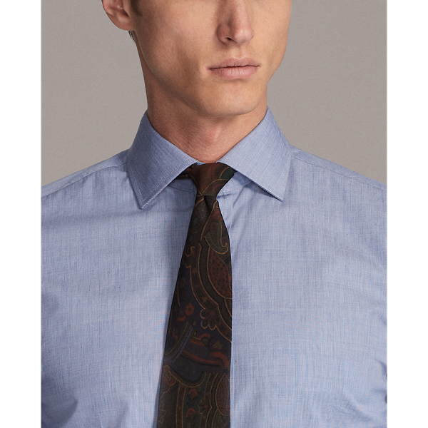 Navy End-on-End Shirt Purple Label 5