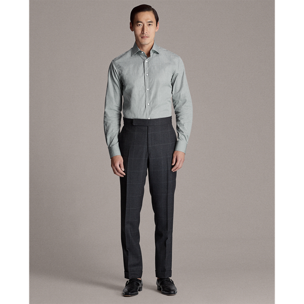 Grey End-on-End Shirt Purple Label 3