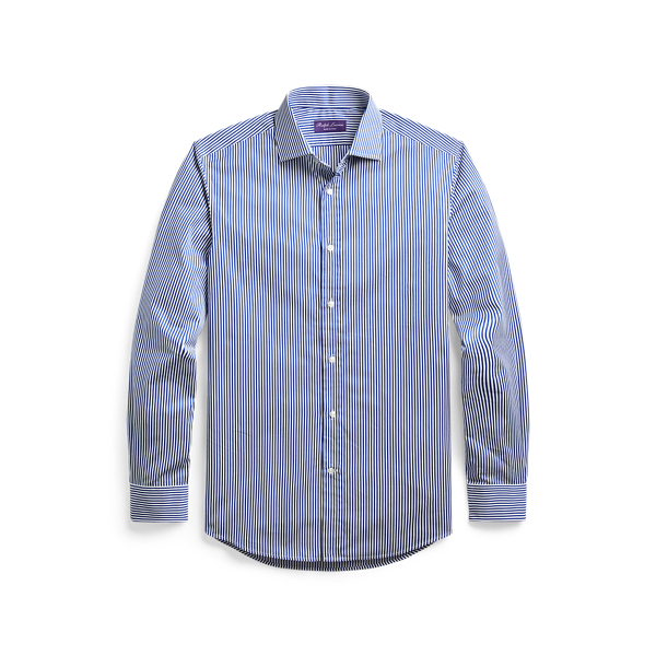 Bengal-Stripe Twill Shirt Purple Label em 1