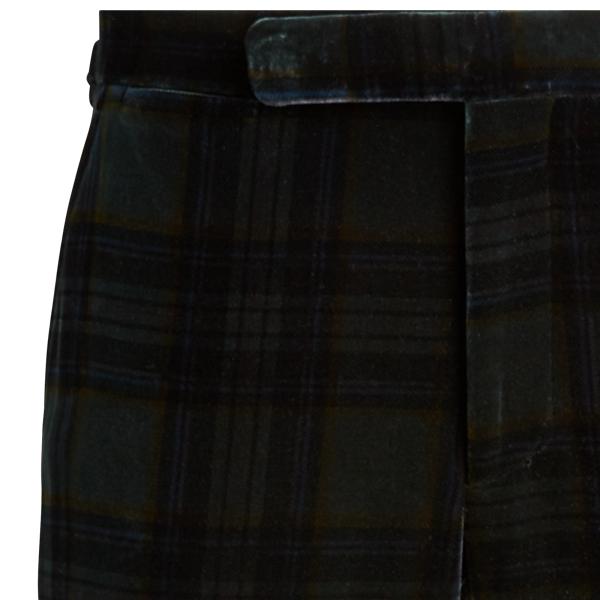 Green Tartan Velvet Tuxedo Trouser Purple Label 6