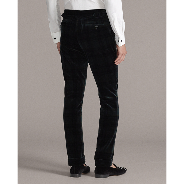 Green Tartan Velvet Tuxedo Trouser Purple Label 5