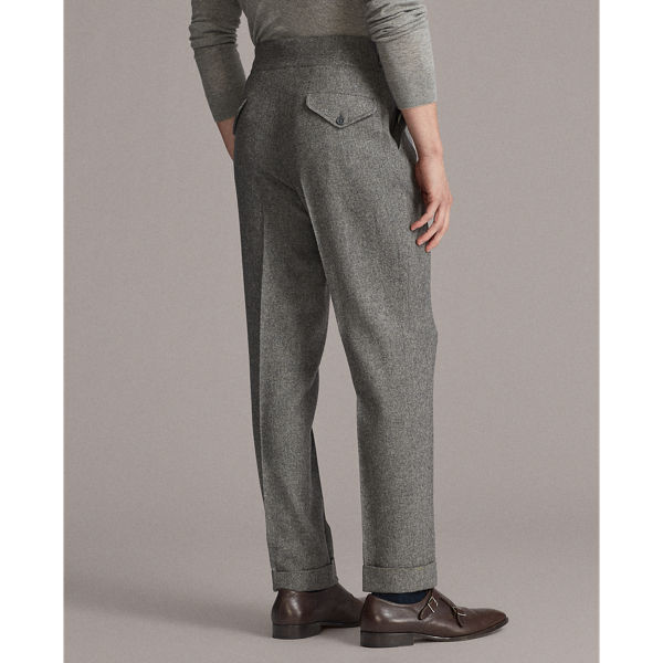 Kamelhaarhose Purple Label in Hellgrau meliert 5