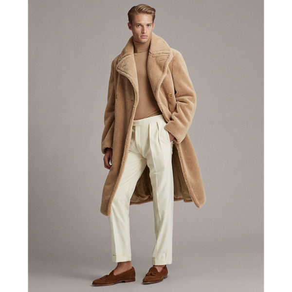 Alpaca-Blend Topcoat for Men | Ralph Lauren® EC