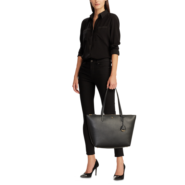 Ralph lauren vegan top zip tote store