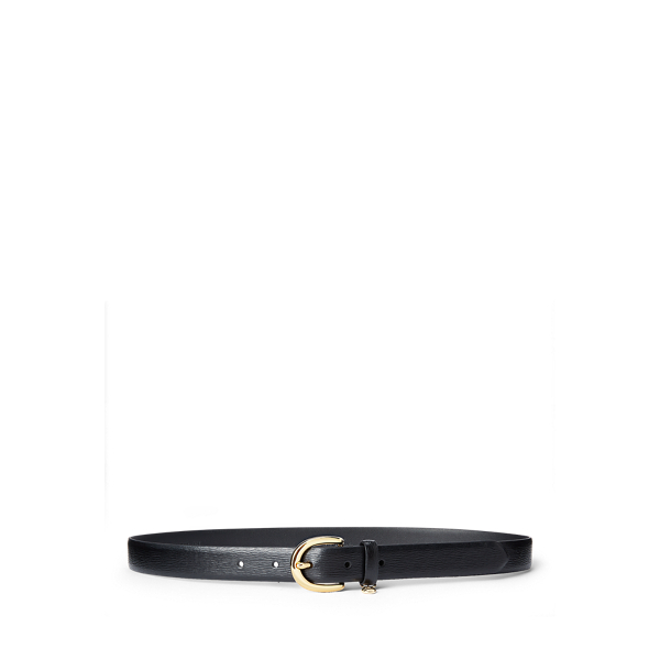 Charm Saffiano Leather Belt Lauren 1