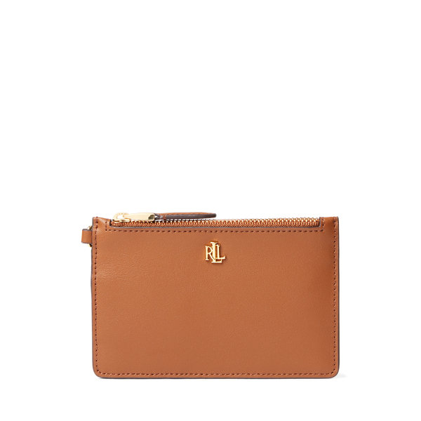 Leather Zip Card Case Lauren 1