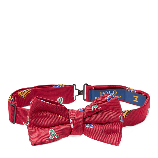 Letter Silk Bow Tie Boys 6-14 Years 1
