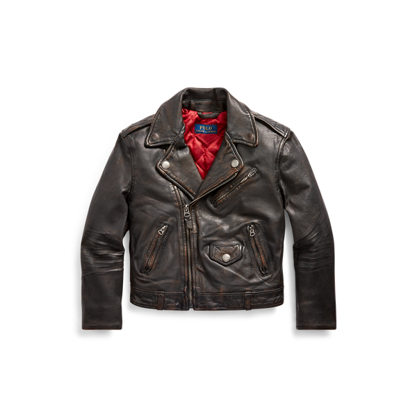 Leather Moto Jacket Boys 1.5-6 Years 1