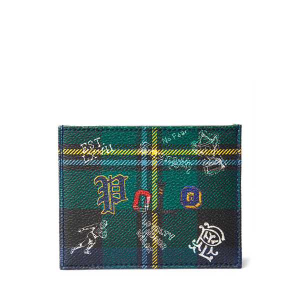 Tartan Faux-Leather Card Case Polo Ralph Lauren in 1