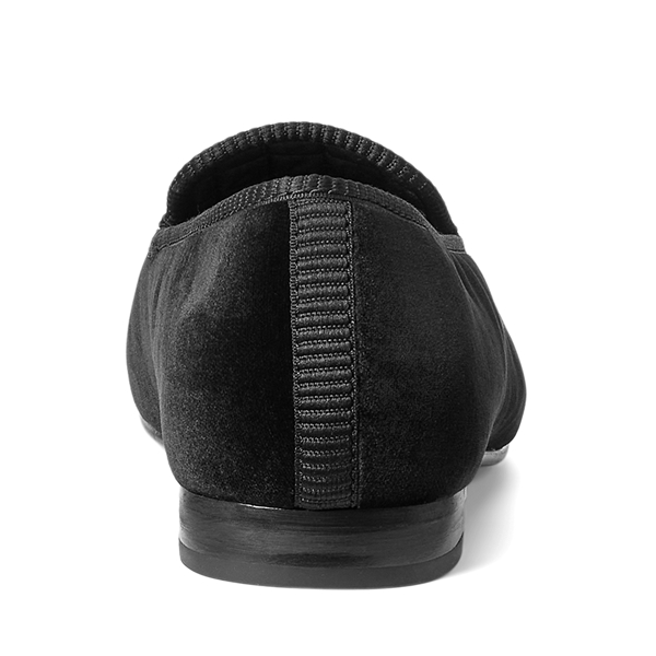 Paxton Crest Velvet Slipper