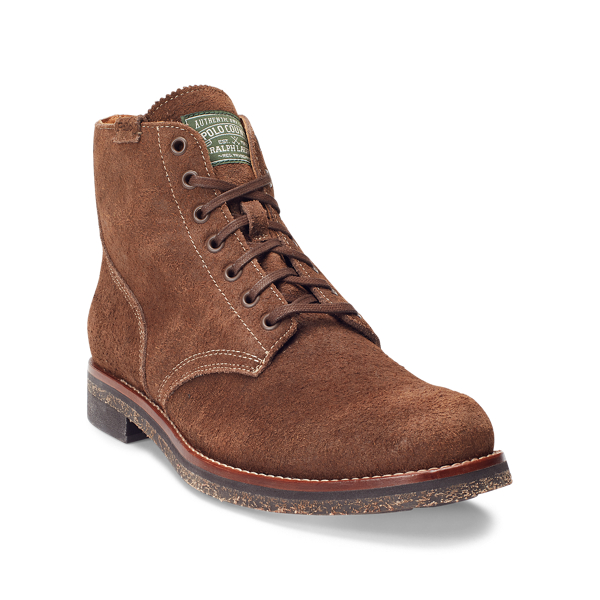 Chocolate Brown Suede Army Boot Polo Ralph Lauren 2