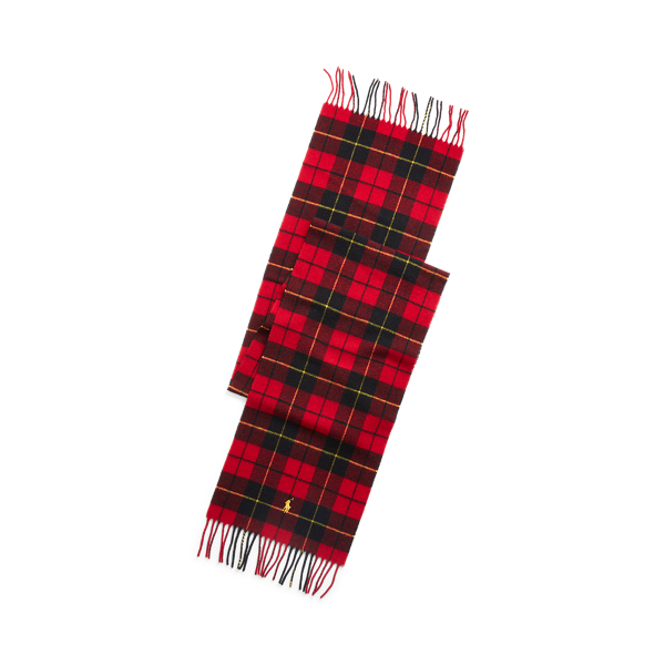 Tartan Wool Scarf Polo Ralph Lauren em 1