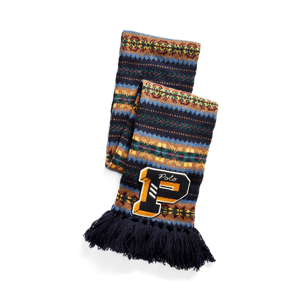 Fair Isle Wool-Blend Scarf Polo Ralph Lauren 1