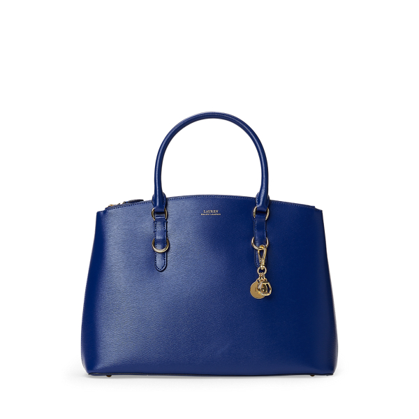 Satchel de cuero Saffiano Lauren en 1