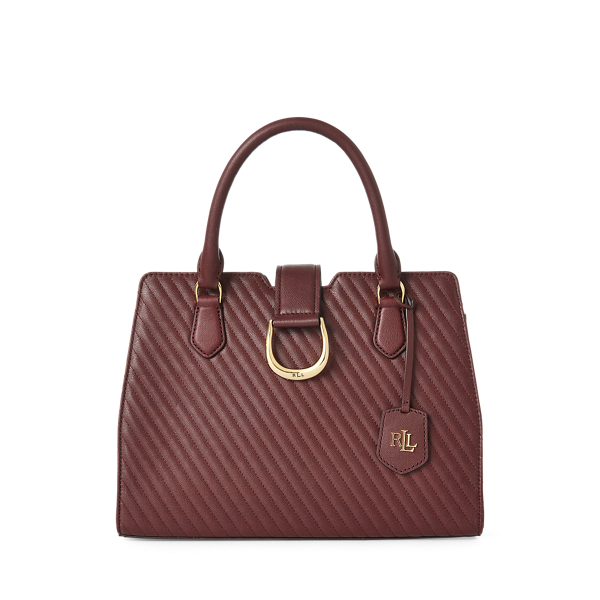 Quilted Leather City Satchel