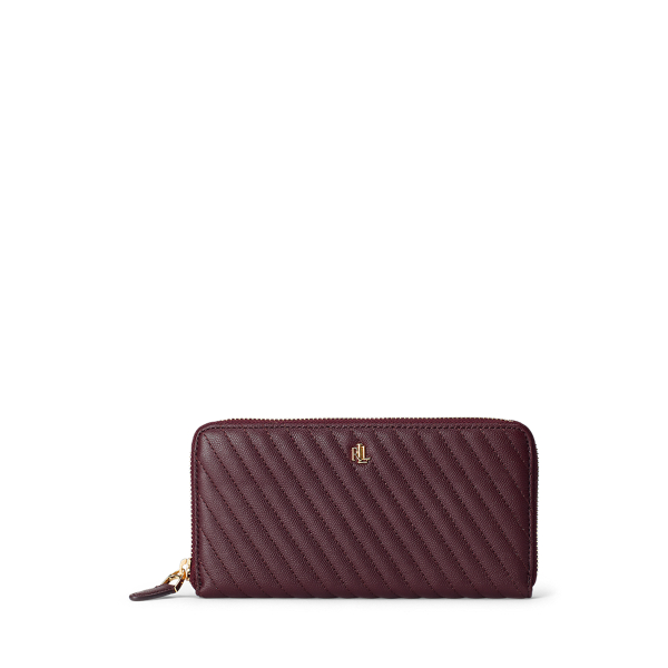 Quilted Leather Wallet Lauren 1