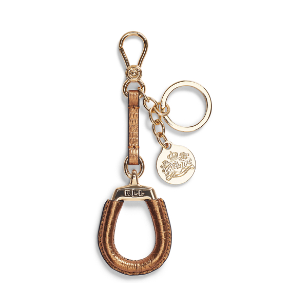 Leather Equestrian Key Chain Lauren in 1