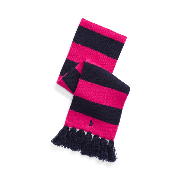 Striped Wool-Blend Scarf Girls 1.5-6.5 Years 1