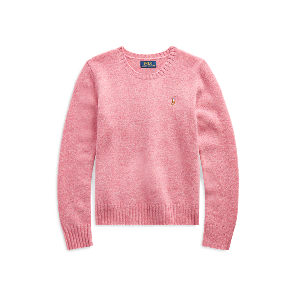 Wool-Cashmere Crewneck Sweater Girls 7-14 Years em 1