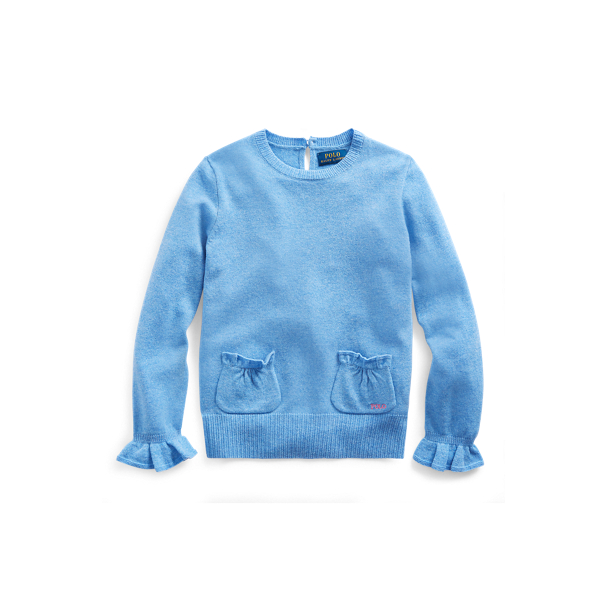 Ruffled Wool Jumper Girls 7-14 Years 1