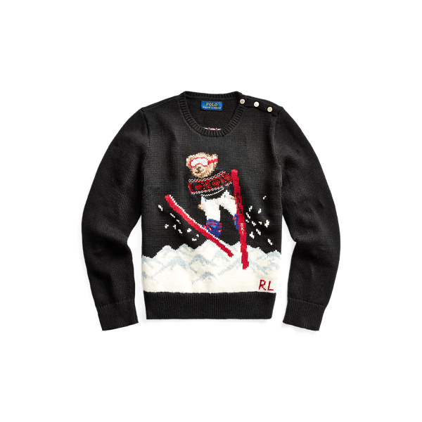 Polo ralph lauren ski bear sweater hotsell