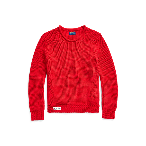 Roll Neck Cotton Jumper Girls 7-14 Years 1