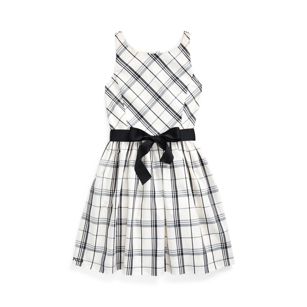 Kariertes Taftkleid Girls 7-14 Years in 1