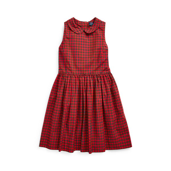 Robe en popeline de coton&nbsp;&eacute;cossais Girls 7-14 Years en 1