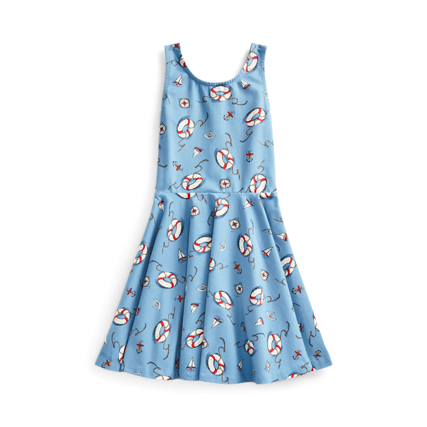Robe nautique en coton stretch Girls 7-14 Years en 1