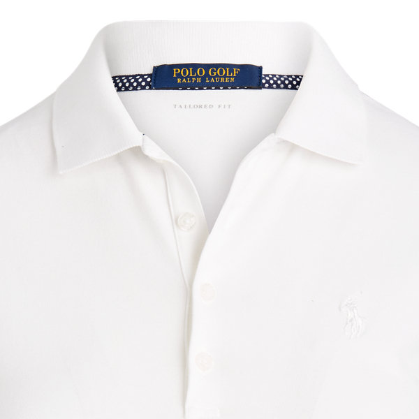 Ceramic White Tailored Fit Pique Golf Polo Ralph Lauren Golf 6