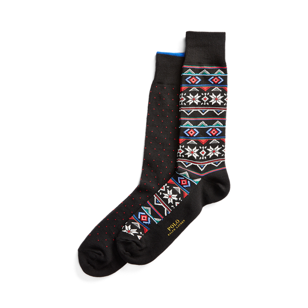 Patterned Dress Sock 2-Pack Polo Ralph Lauren in 1