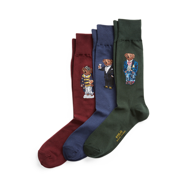 Polo Bear Dress Sock Gift Set Polo Ralph Lauren 1