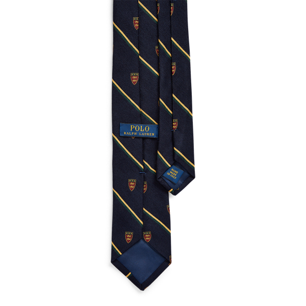 Navy Striped Narrow Club Tie Polo Ralph Lauren 2