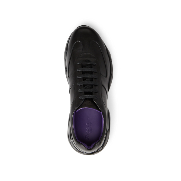 Black Garner Calfskin Trainer Purple Label 4