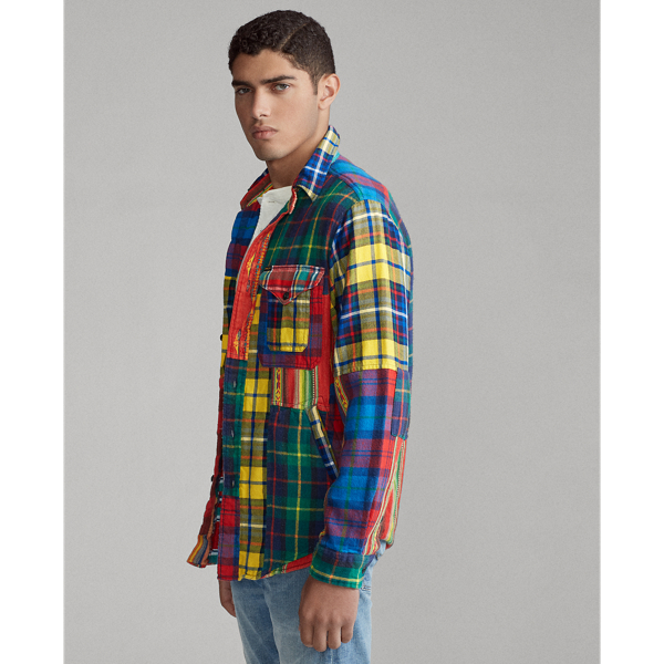 Patchwork Patchwork Jacquard Overshirt Polo Ralph Lauren 4