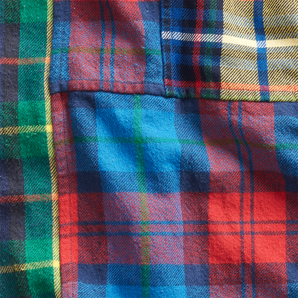 Patchwork Patchwork Jacquard Overshirt Polo Ralph Lauren 8