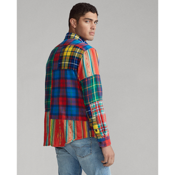 Patchwork Patchwork Jacquard Overshirt Polo Ralph Lauren 5