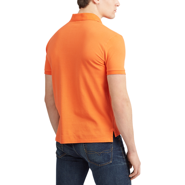 Slim-Fit Polohemd aus Piqu&eacute; Polo Ralph Lauren in Bright Preppy Orange/C759 4