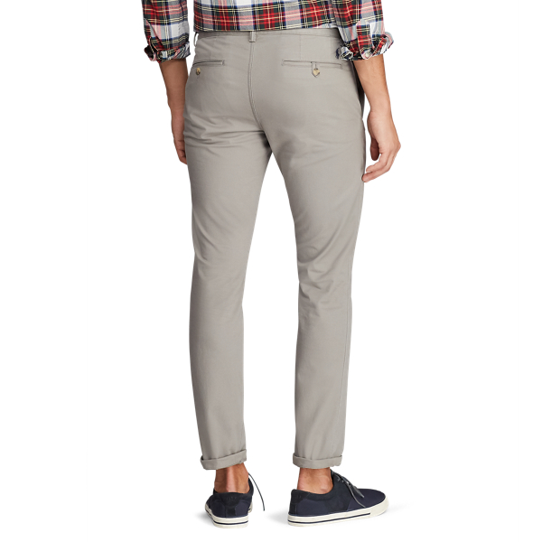 Slim-Fit Twillhose mit Stretch Polo Ralph Lauren in Athletik-Grau 4