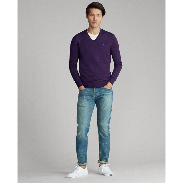 Gothic Purple Slim Fit Washable Wool Jumper Polo Ralph Lauren 3